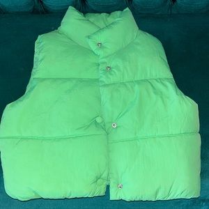 Zara girls puff vest